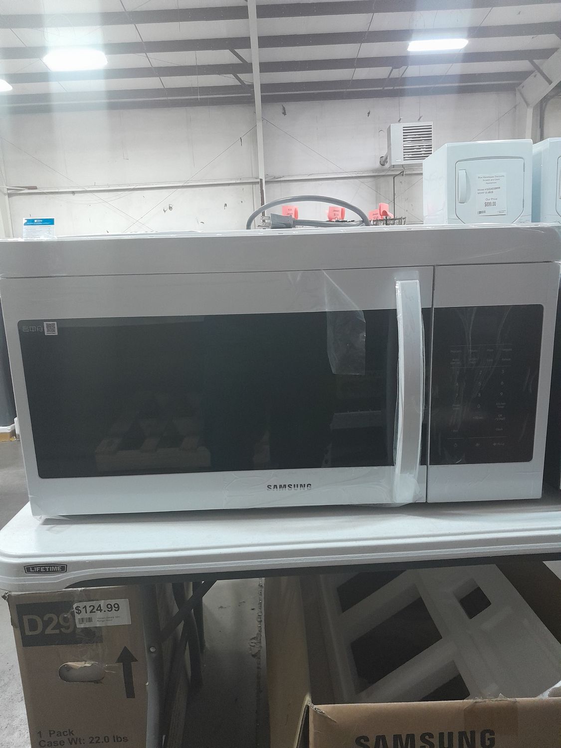 Microondas con Campana Samsung 45 L Blanco
