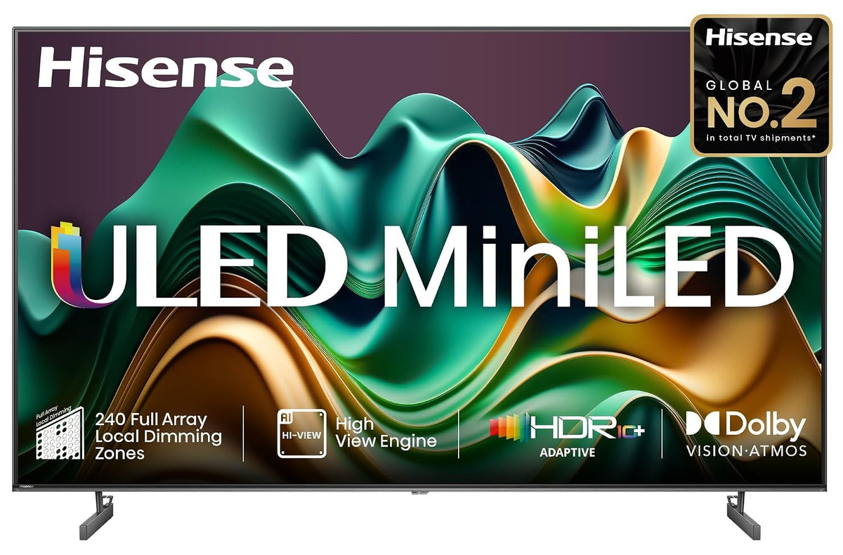 Televisor Hisense 65" Hi-QLED Mini-LED 4K Google TV U6N