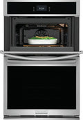 Torre Horno + Microondas de Pared Frigidaire 30" Acero Inoxidable Oscuro